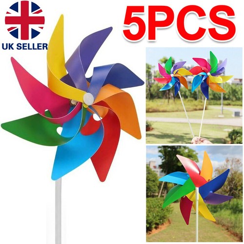 Kids garden colorful windmills - colorful,