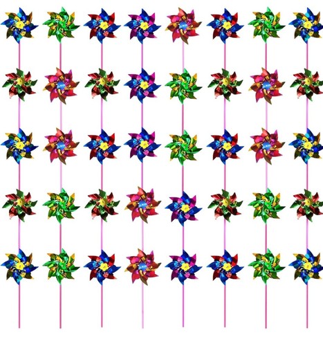 Pieces rainbow windmills - rainbow,