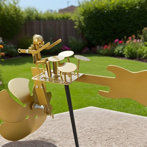 Handmade metal drummer - handmade,