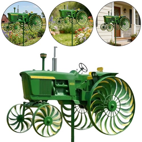 Garden wind spinner - spinner, green