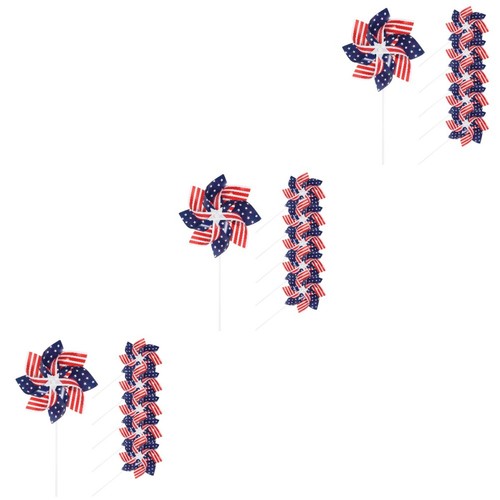 Pvc patriotic pinwheel garden - pvc,