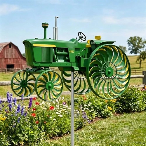 Garden wind spinner green - garden,