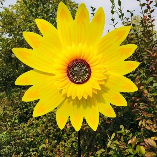 Sunflower patio lawn pinwheel - sunflower,