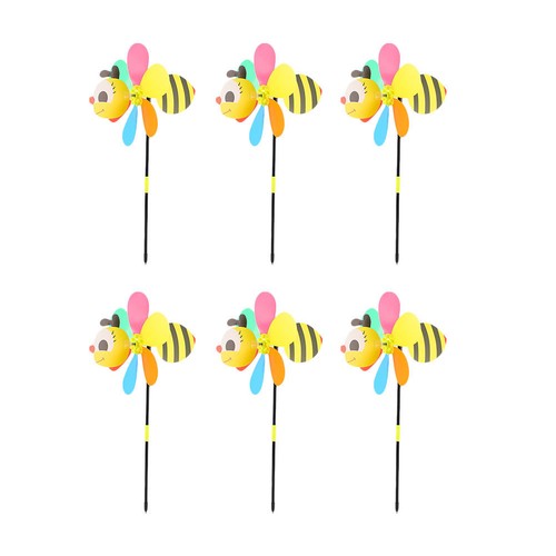 6pcs reusable plastic bee - 6pcs, wind