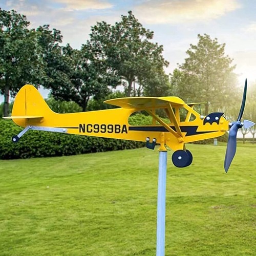 Metal airplane weather vane - airplane,