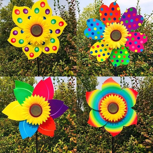 Sunflower wind spinner - sunflower,