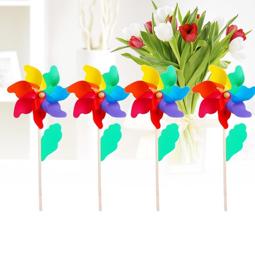 8pcs colorful diy windmill toy - 8pcs,