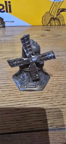 Vintage brass windmill bell - brass,