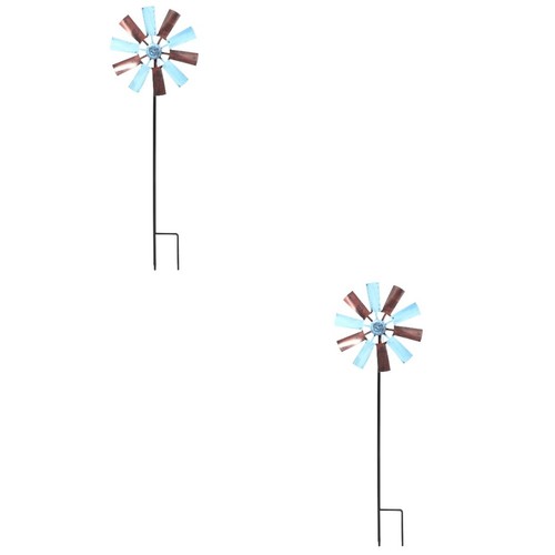 2pcs large rotatable - 2pcs, windmill