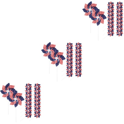 54pcs durable pvc pinwheels - durable,
