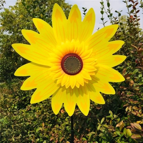 Sunflower patio lawn pinwheel - patio,